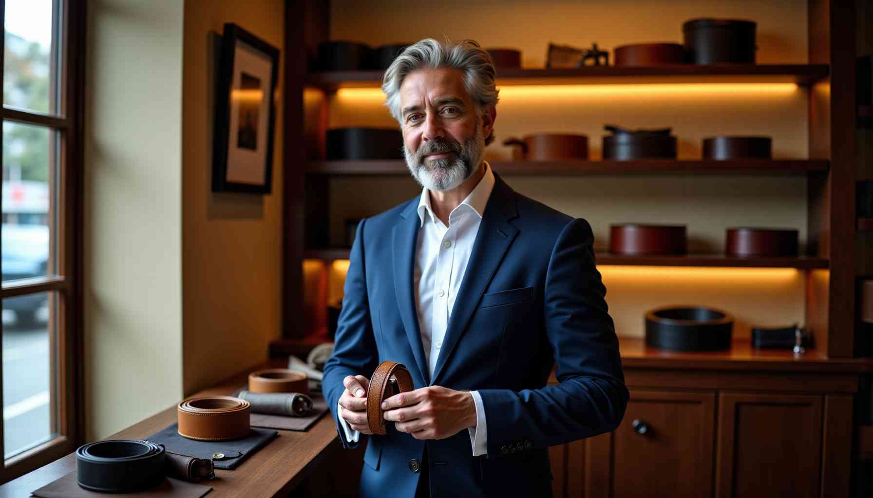 Boutique de ceintures en cuir : L'alliance du savoir-faire et de l'élégance masculine